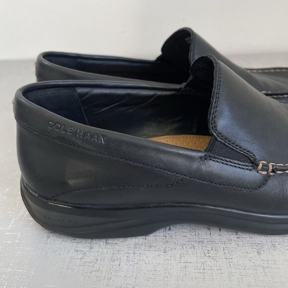 Cole Haan Men\'s Black Leather Driver Loafers Dress Comfort Shoes Size 10.5 M main image 6